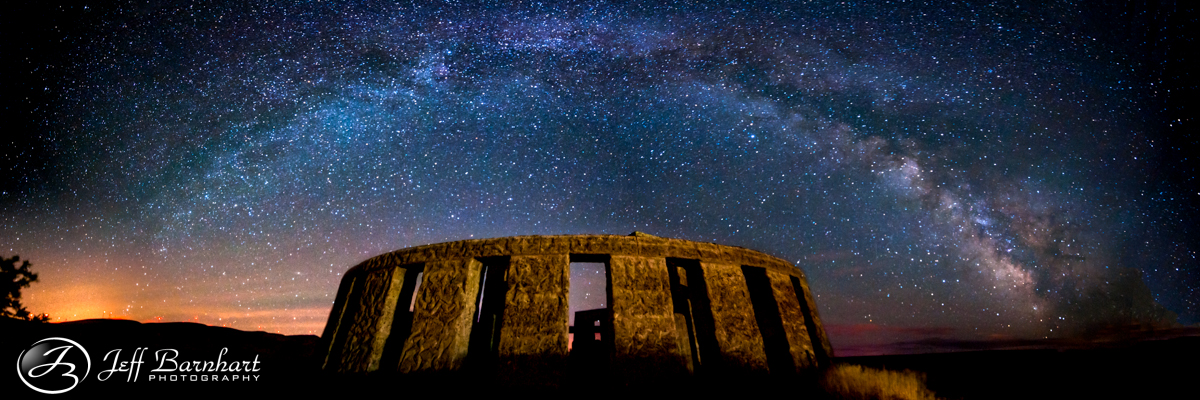 Milky Way over Stonehenge