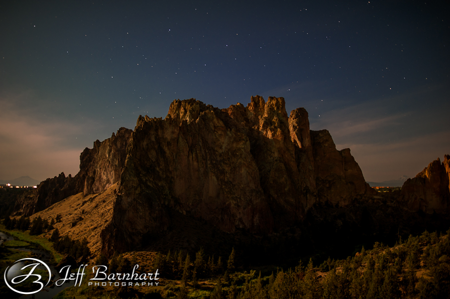 Smith Rock State Park at Night